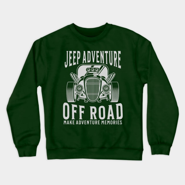 Jeep Lover Crewneck Sweatshirt by Feathery-adventure